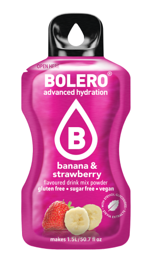 sachet bolero banana and strawberry - 1 x 9g