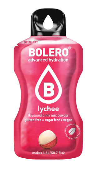 zakje bolero lychee - 1 x 9g