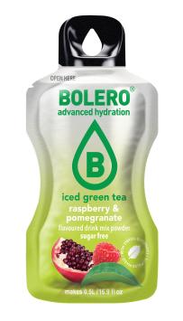 1 doos bolero iced green tea raspberry and pomegranate- 24 x 8g